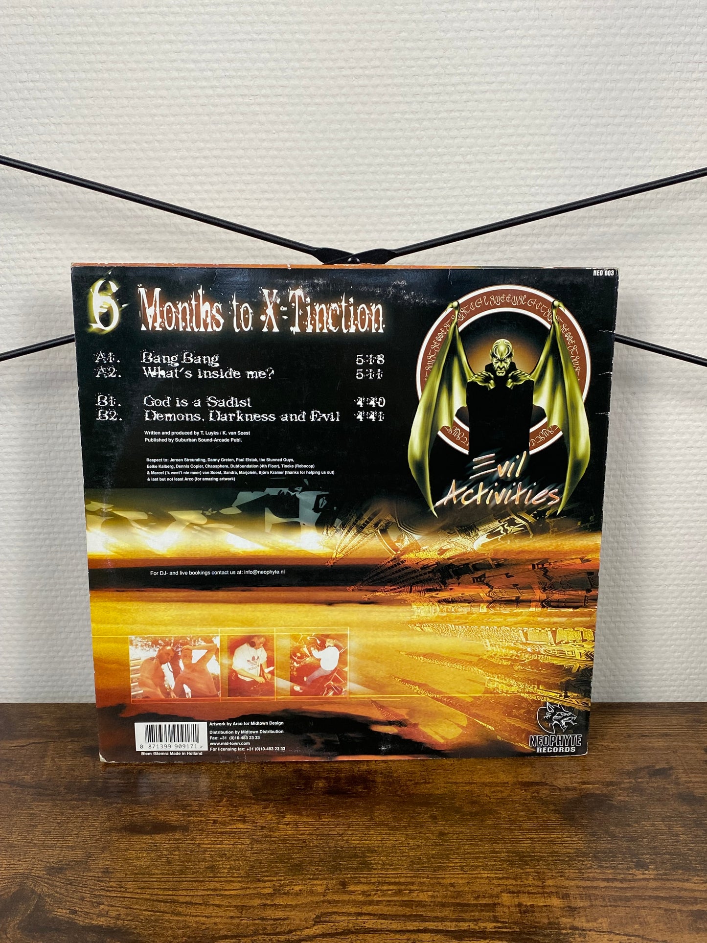 Evil Activities – 6 Months To X-Tinction (Vinyl)
