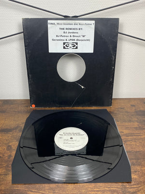 (1998, Hardcore) DJ AcesOne (Dorpzicht) – Tina, Was Kosten Die Kondome? (The Remixes) - (Vinyl)