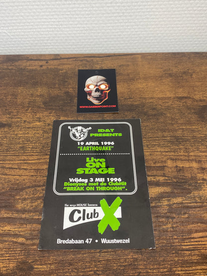 Club X (1996) - Flyer