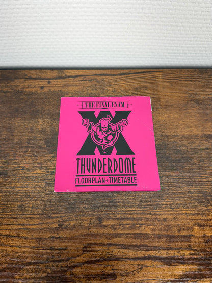 (2012) Thunderdome 'The Final Exam' (Floorplan + Timetable)