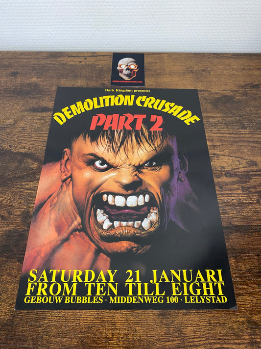 Demolition Crusade Part 2 (1994) - Flyer