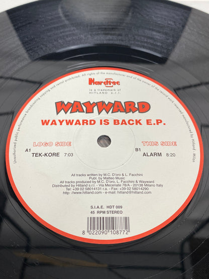 (2002, Hardcore) Wayward – Wayward Is Back E.P. (Vinyl)