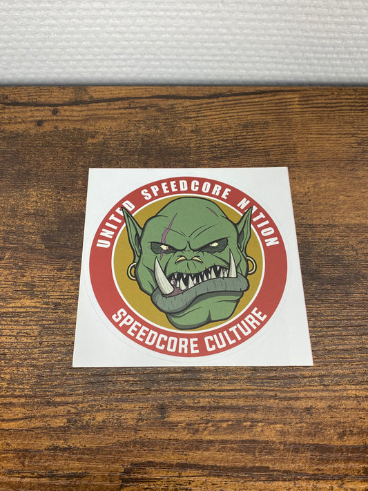 United Speedcore Nation Sticker