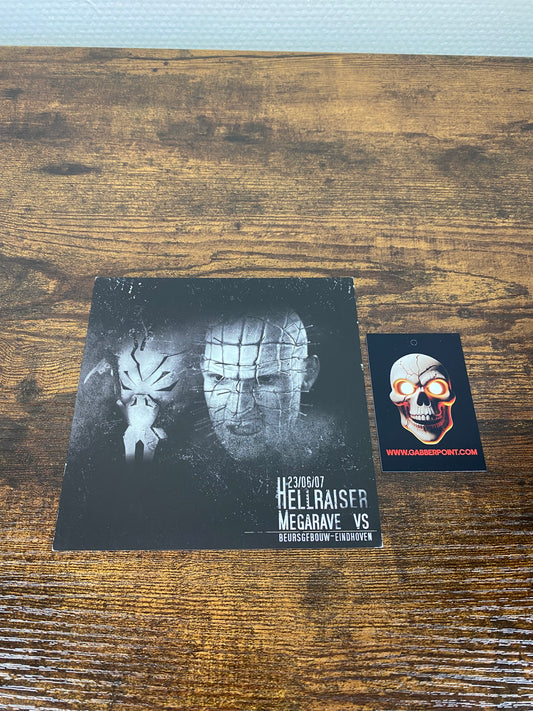 Hellraiser contro Megarave 2007 - Volantino