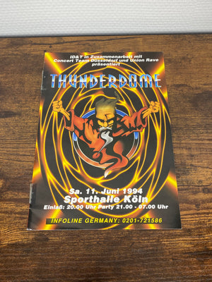 (1994) Thunderdome Köln Flyer/Booklet