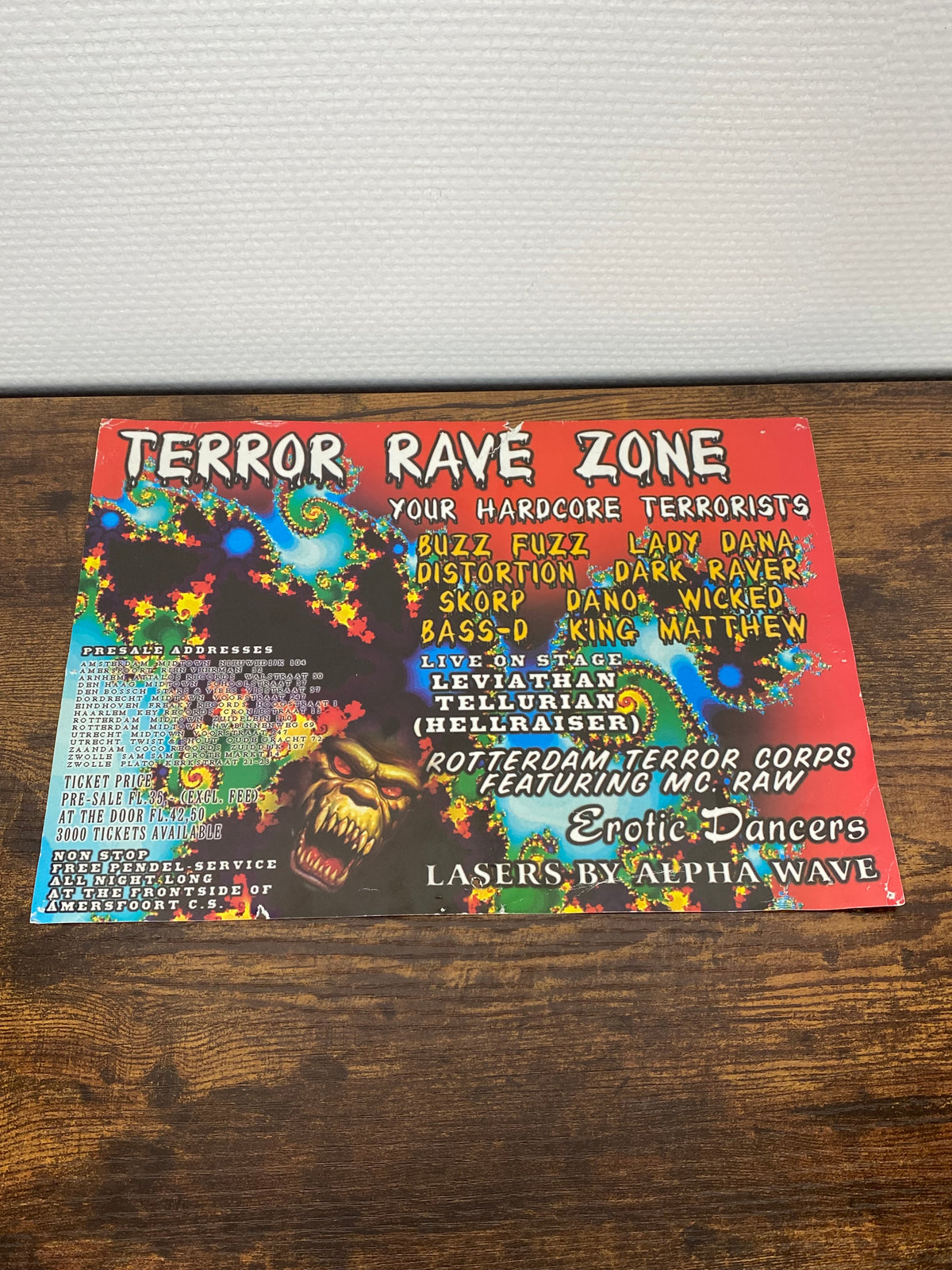 Terror Machine (1996) Terror Machine Flyer