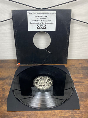 (1998, Hardcore) DJ AcesOne (Dorpzicht) – Tina, Was Kosten Die Kondome? (The Remixes) - (Vinyl)