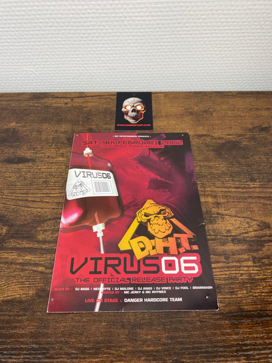 DHT - Virus06 in tour (2002) - Volantino / Opuscolo