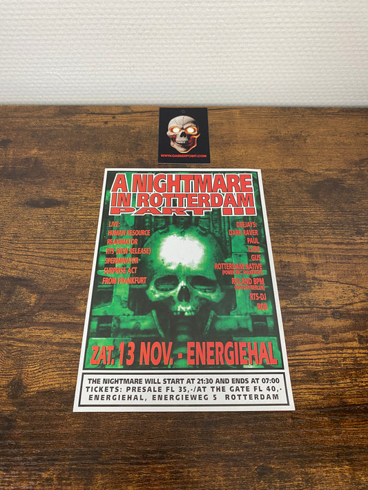 A Nightmare In Rotterdam Part 3 (1993) - Flyer