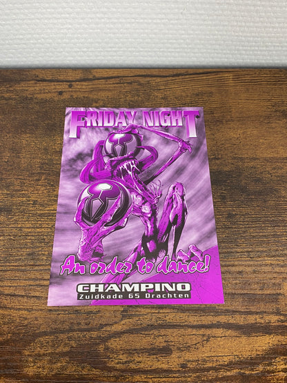 (1997) Friday Night · It's a Santa mellow night Flyer