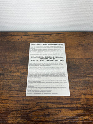 (1997) Digital Overdose (Entrance Ticket)