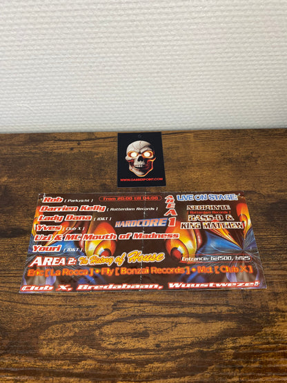 Thunderdome On Tour (1996) - Volantino