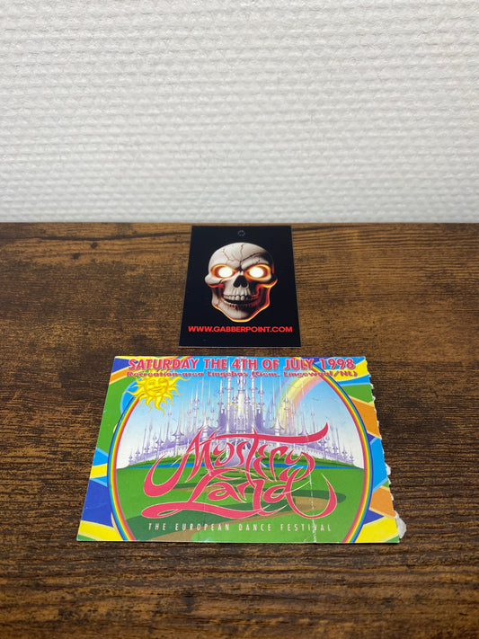 Mystery Land 1998 -  Entrance Ticket