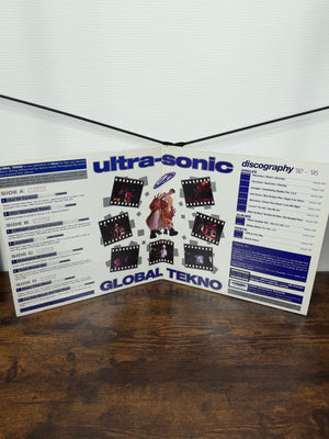(1995) Ultra-Sonic – Global Tekno (2xVinyl, Happy Hardcore, Hard Trance, Hardcore)