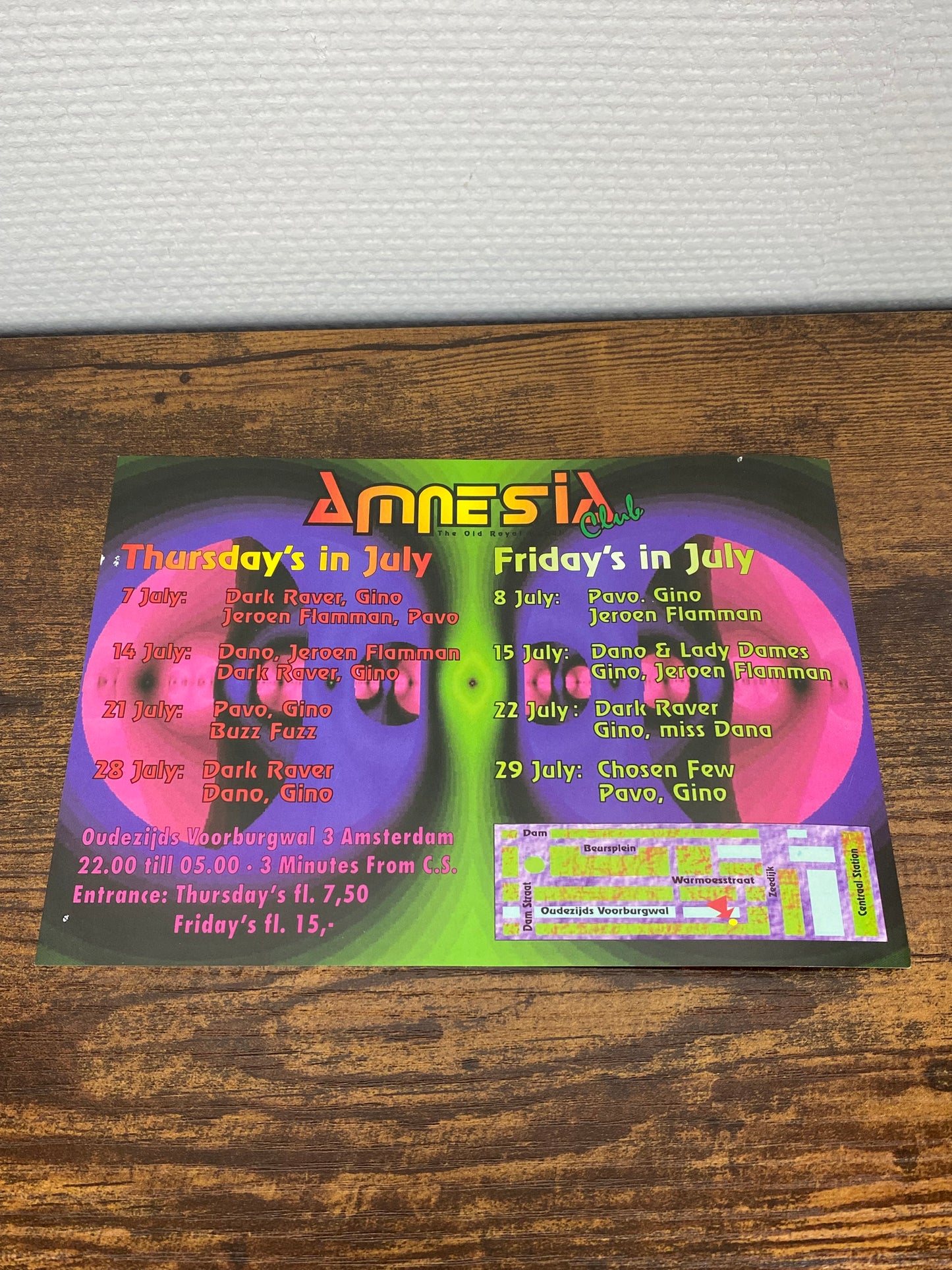 (1994) Amnesia · The Old Royal Kabul Flyer