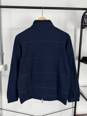 Australian Navy Blue Zip-Up Sweatshirt - Size 42 (Size S)