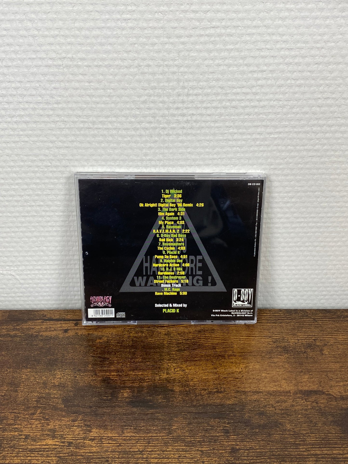 Placid K – 100% Hardcore Warning! Compilation Vol.3 (CD)