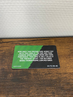 (2024) Thunderdome Prepaid Card