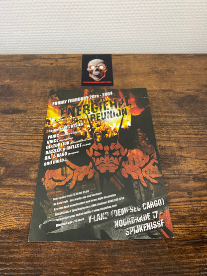 Megarave Energiehal Reunion (2004) - Volantino