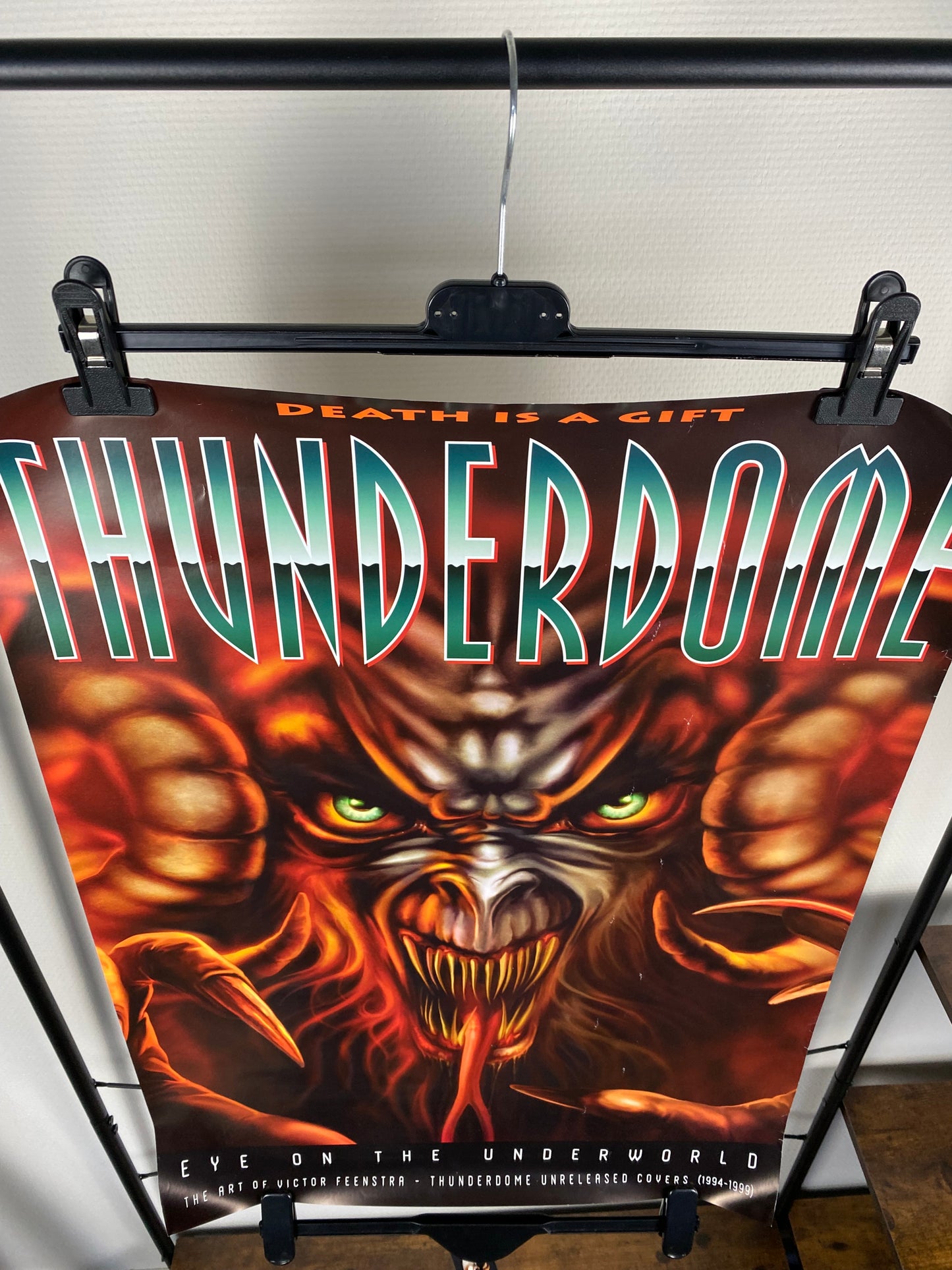 Thunderdome Death Is A Gift - Poster - (Victor Feenstra - Unreleased Covers 1994-1999)