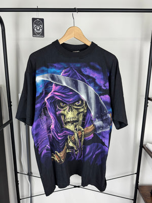 (1997) Thunderdome XVII “Messenger Of Death” PRE-PRODUCTION SAMPLE T-Shirt (UNRELEASED) – Size XL