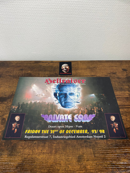 Evento Hellraiser '93/94 - Volantino