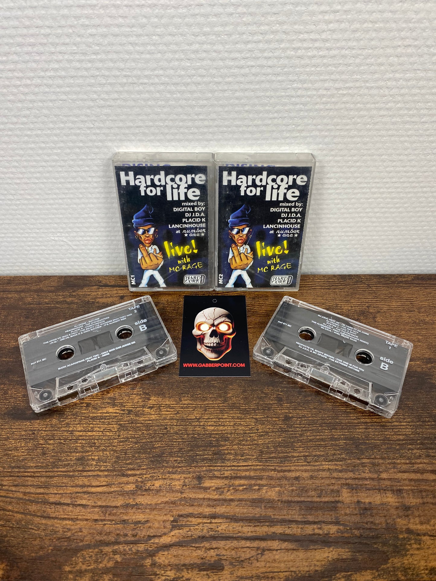 Digital Boy / DJ JDA / Placid K / Lancinhouse - Hardcore For Life - 2x Cassetta