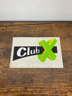 Club X Sticker