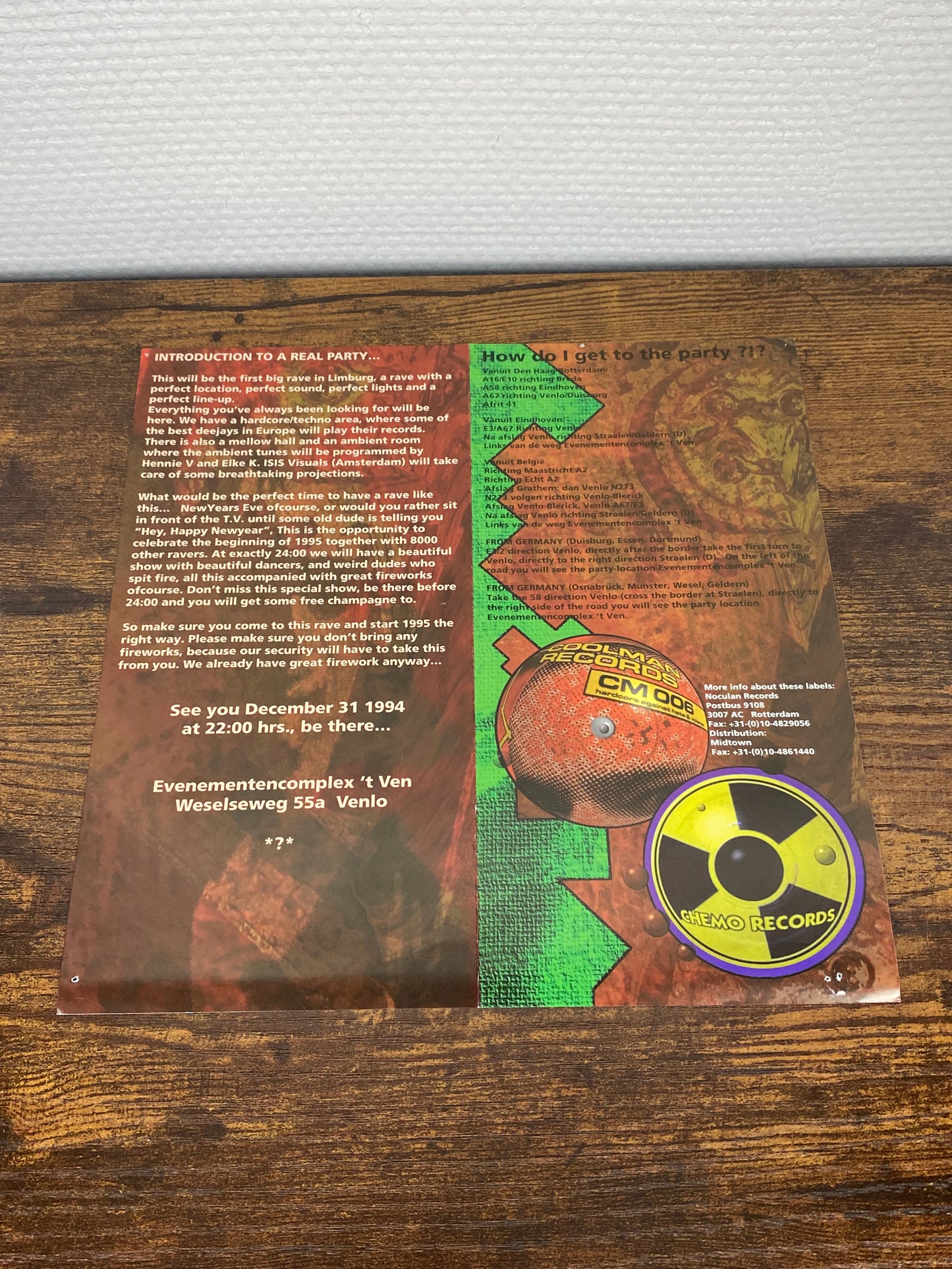 (1994) The Technology Of Hardcore Flyer