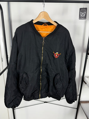 ('90s) Thunderdome Bomber Jacket - Size XL