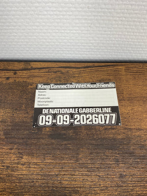 (90s) De Nationale Gabberline