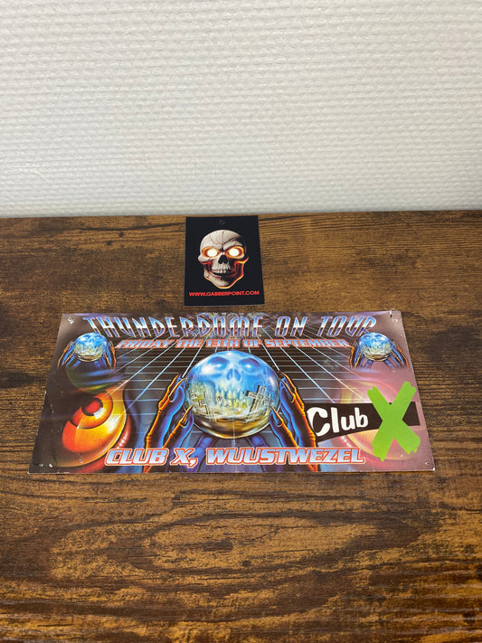 Thunderdome On Tour (1996) - Volantino