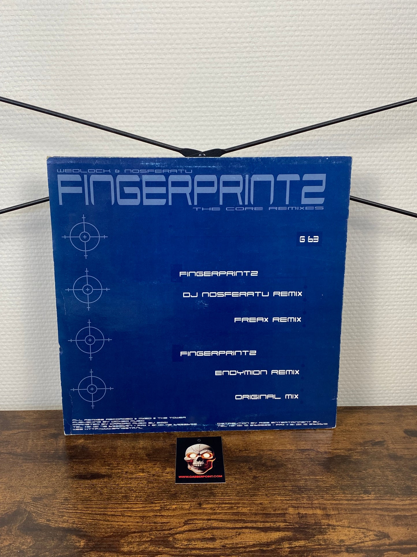 Wedlock & Nosferatu – Fingerprintz - The Core Remixes (VINYL)