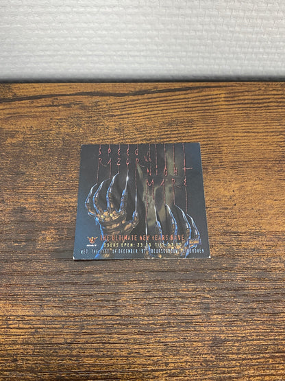 (1997) Speedrazor vs Nightmare · The Ultimate New Years Rave (Small Flyer)