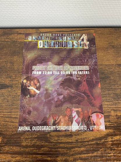 (1998) Underground Outburst 4 (Flyer)