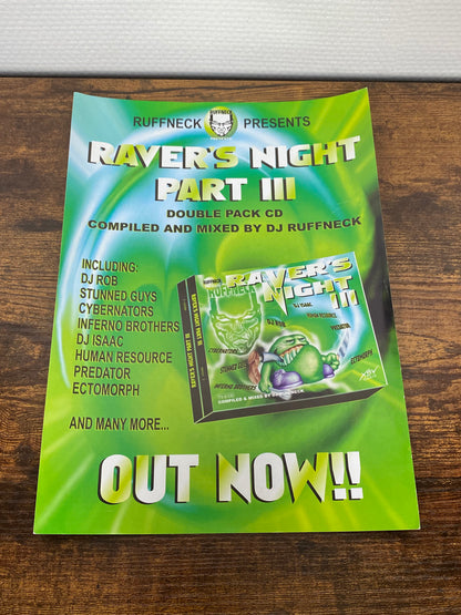 (1996) DJ Ruffneck – Raver's Night III Flyer