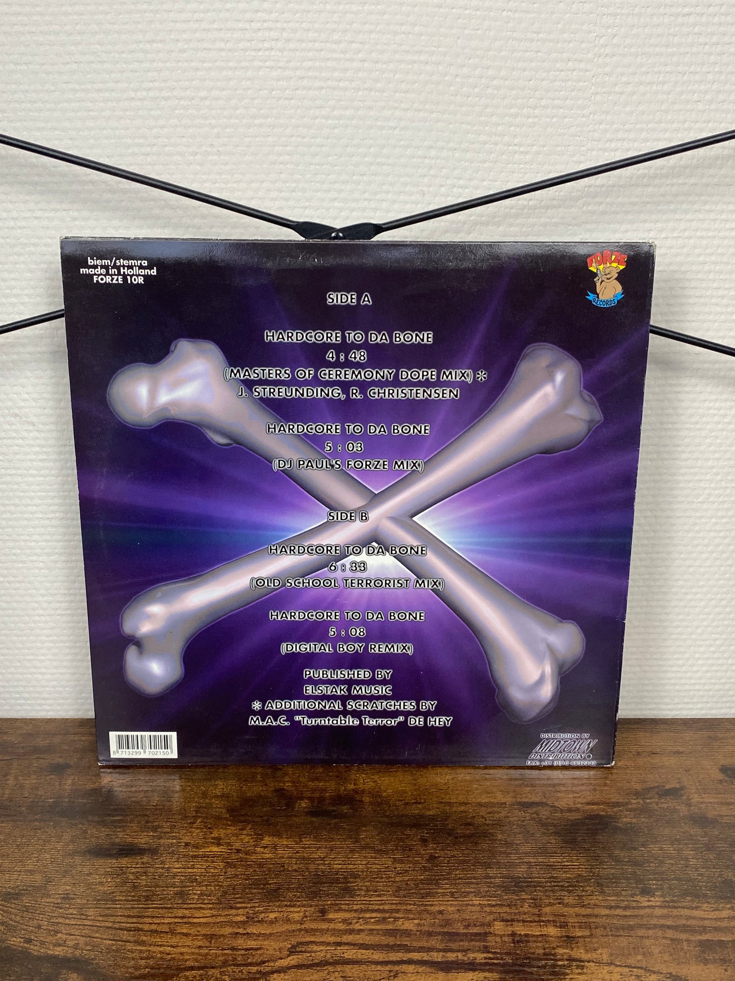 (1997) Masters Of Ceremony – Hardcore To Da Bone (1997 Remixes) - (Vinyl)