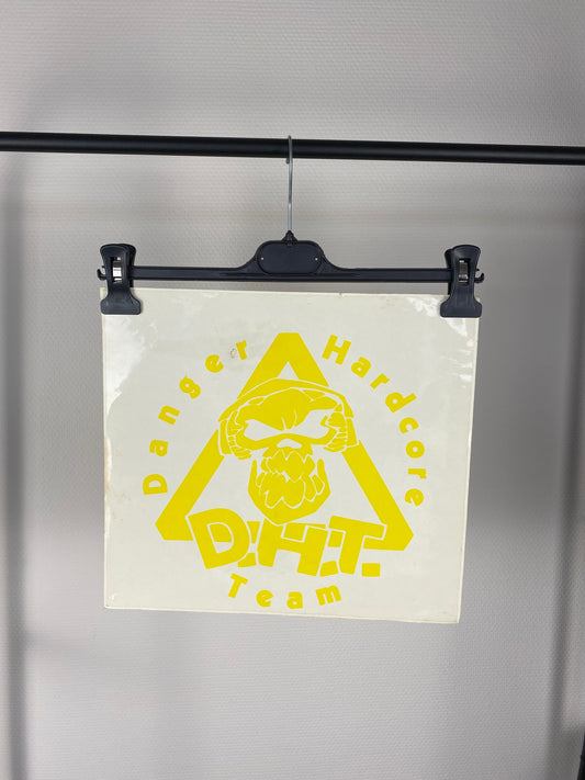 DHT - Danger Hardcore Team - Adesivo per finestrino dell'auto