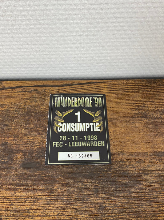 Thunderdome '98 Drink Voucher