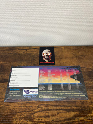 Mystery Land 1996 bus ticket - Flyer