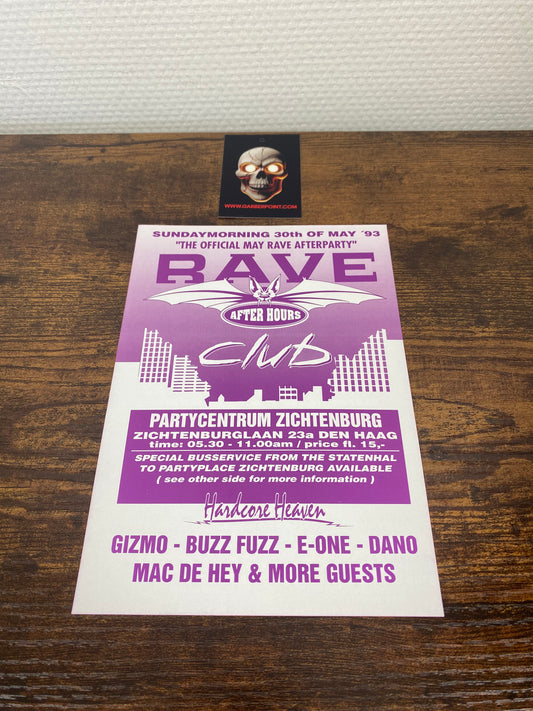 Rave Club 1993 - Volantino