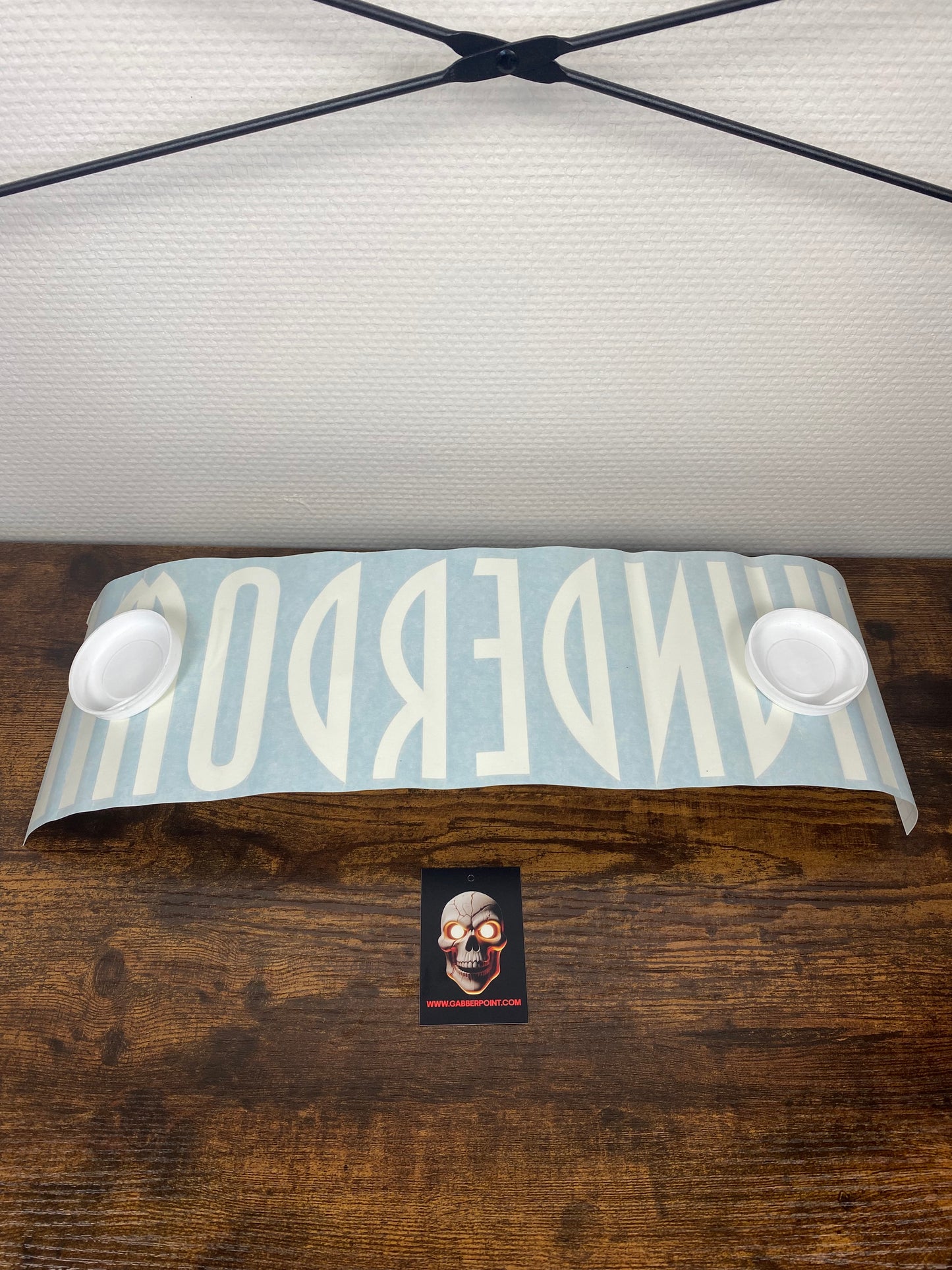 Thunderdome window sticker