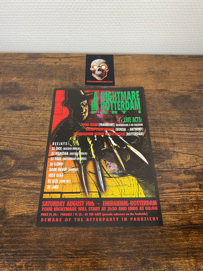 A Nightmare In Rotterdam Part 1 (1993) - Flyer