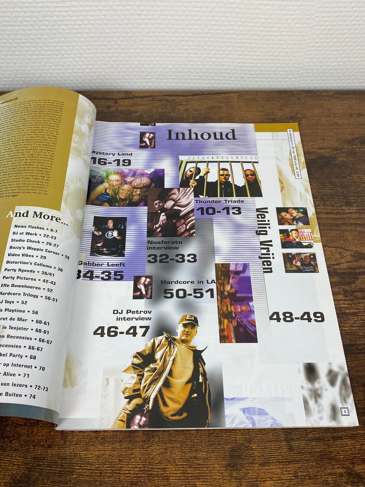 (1998) Thundermagazine 20 (With Marshall Masters Poster)