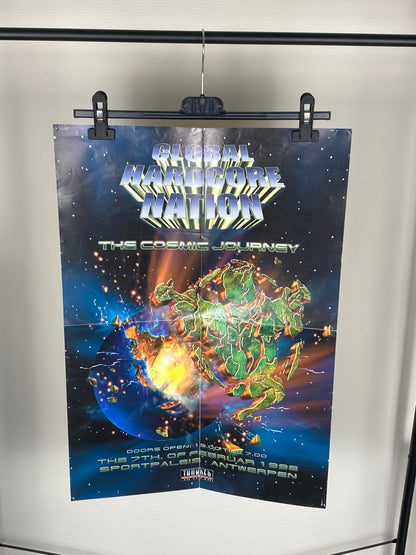 (1998) Global Hardcore Nation - The Cosmic Journey (poster)
