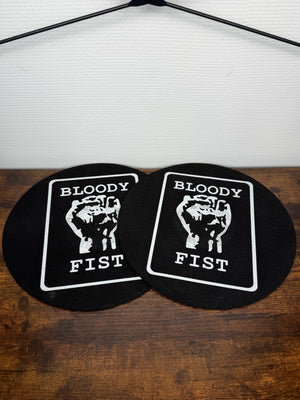 Bloody Fist Records Slipmat Set