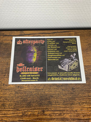 (2005) Hellraiser · Return Of The Legend - Afterparty (Flyer)