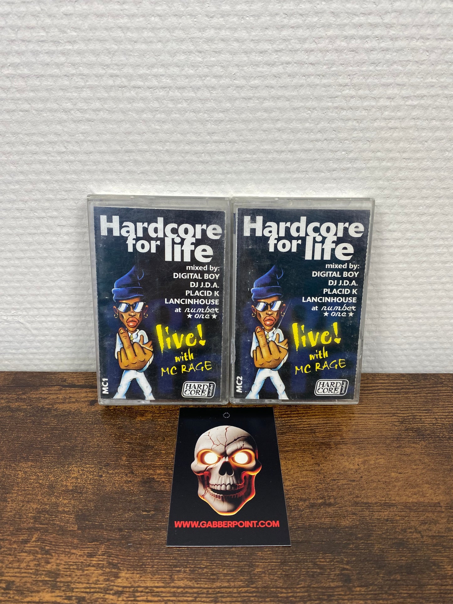 Digital Boy / DJ JDA / Placid K / Lancinhouse - Hardcore For Life - 2x Cassetta