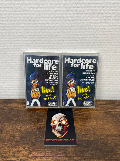 Digital Boy / DJ JDA / Placid K / Lancinhouse - Hardcore For Life - 2x Cassetta