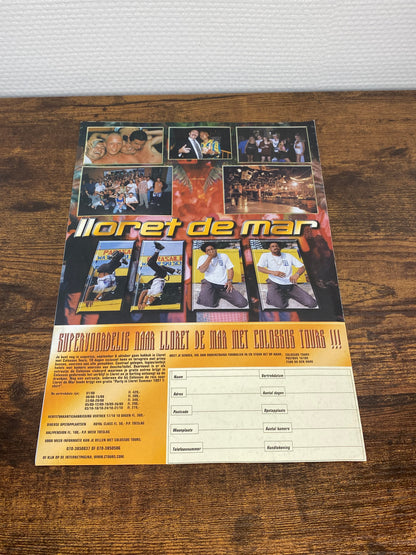 (1997) Lloret De Mar '8 Dagen Hakkuh Onder De Spaanse Zon' Flyer
